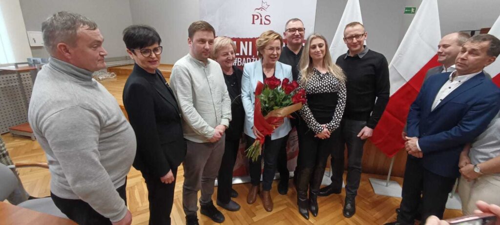 Spotkanie z Panią Europoseł Jadwiga Wiśniewska w Kłobucku.