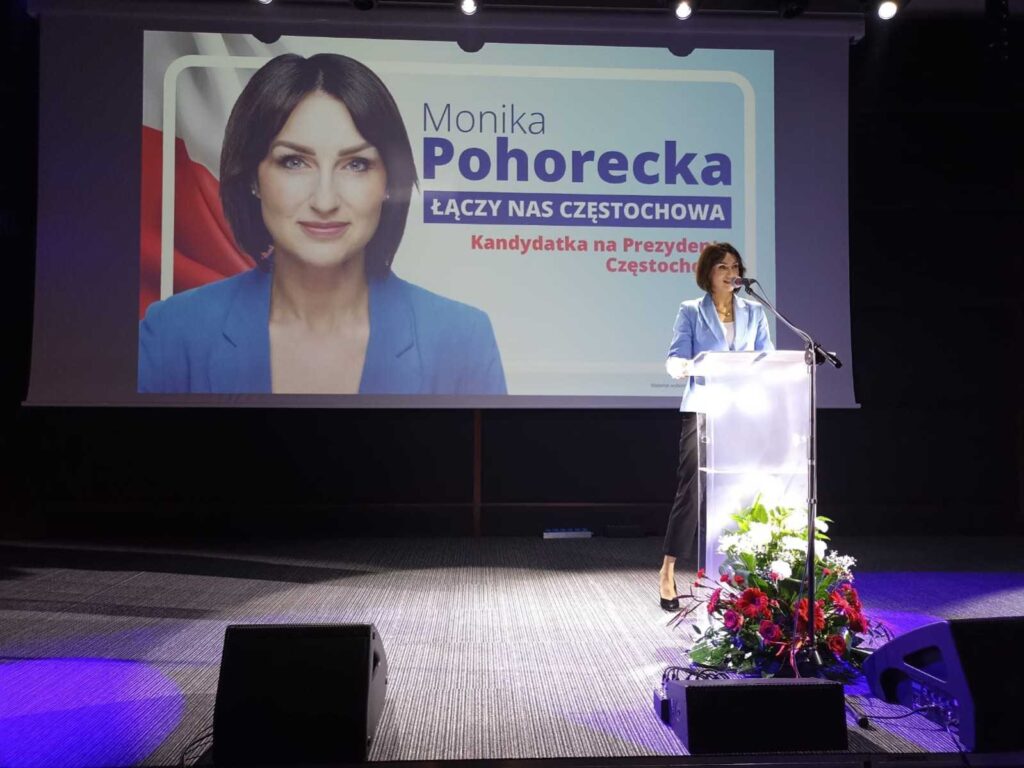 Monika Pohorecka kandydatką na Prezydenta Mista Częstochowy.
